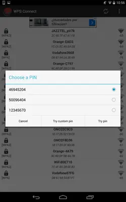 WPS Connect android App screenshot 3